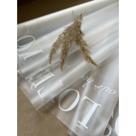 Folia matowa z wzorem ZAGUBIONY W MIŁOŚCI (50cm x 9m)