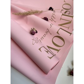 Folia pudrowa z wzorem ZAGUBIONY (50cm x 9m)