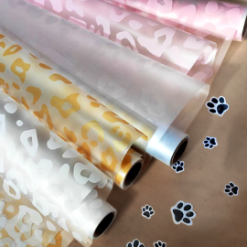 Folia matowa z wzorem Lampart 60 mikronów (50 cm x 9m)