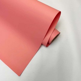 Пудровая пленка EXTRA однотонная Коралл (50см х 9м)