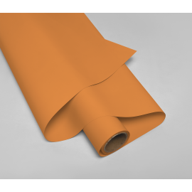 Пудровая пленка EXTRA однотонная Мандарин (50см х 9м)