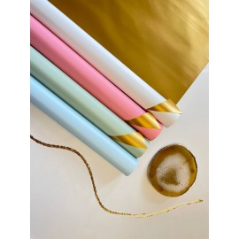 Folia pudrowa EXTRA dwustronna Złota (50cm x 9m)