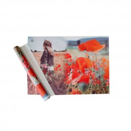 Designerska folia matowa Poppies