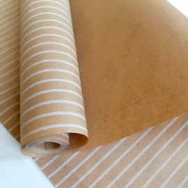 Papier pakowy wzorzysty Wąskie paski