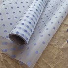 Folia matowa z wzorem Groszek 60 mikronów (50cm x 9m)