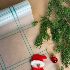 Folia matowa z wzorem Klatka (50cm x 9m)