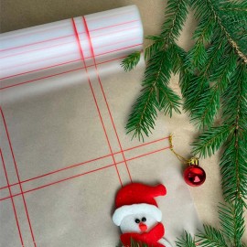 Folia matowa z wzorem Klatka (50cm x 9m)